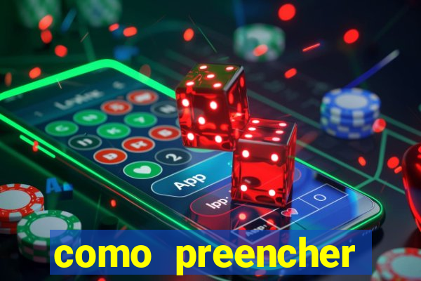 como preencher recibo de pagamento